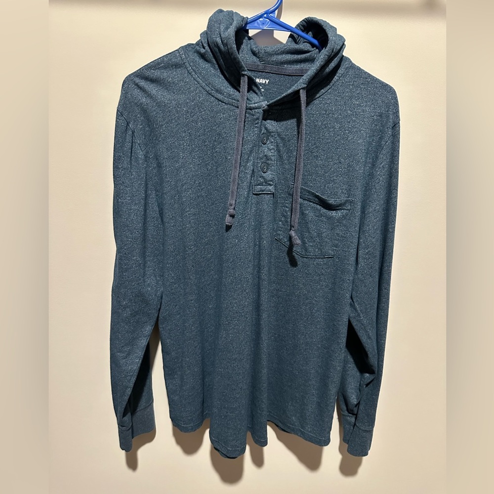 Men’s Large Old Navy Hooded Henley